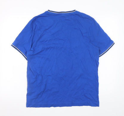 Mens UK Size L Slazenger Blue  T-Shirt