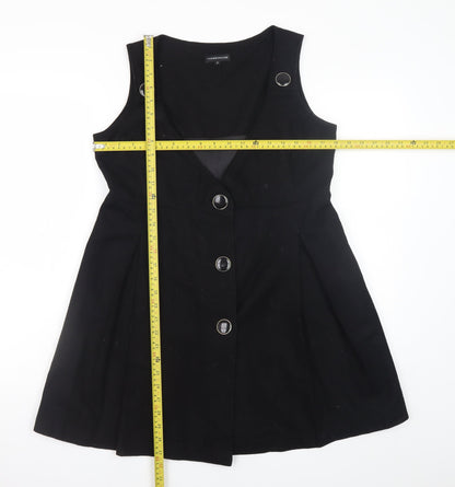Womens UK Size 12 Warehouse Pinafore/Dungaree Dress