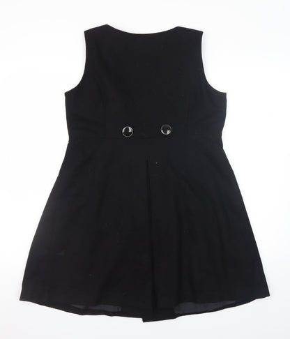 Womens UK Size 12 Warehouse Pinafore/Dungaree Dress