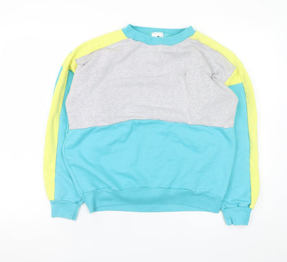 Mens UK Size XL PUMA Blue Pullover Sweatshirt