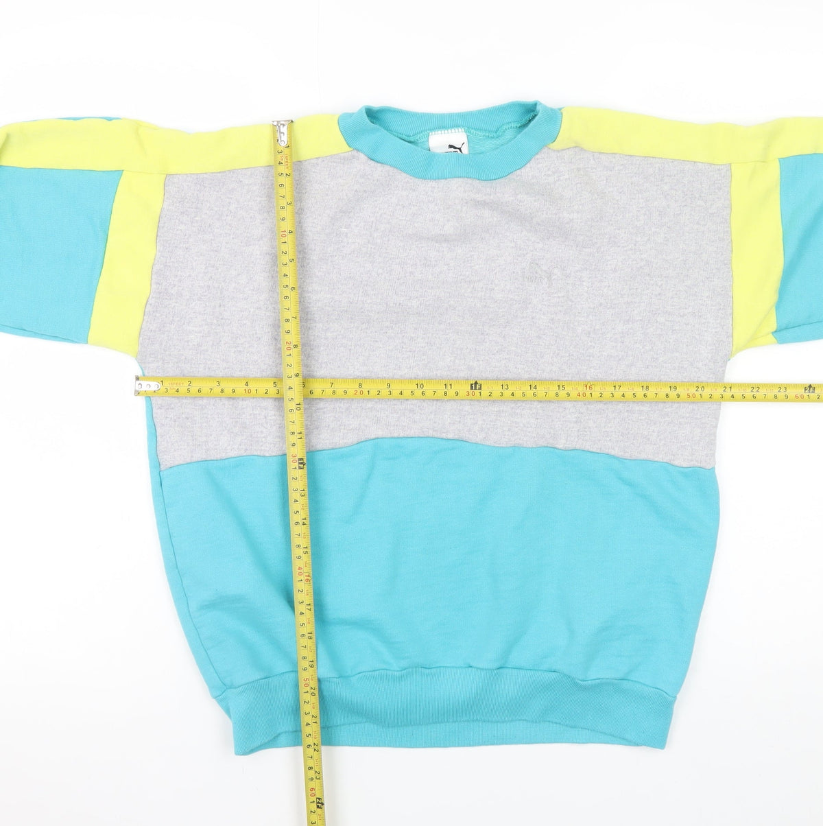 Mens UK Size XL PUMA Blue Pullover Sweatshirt