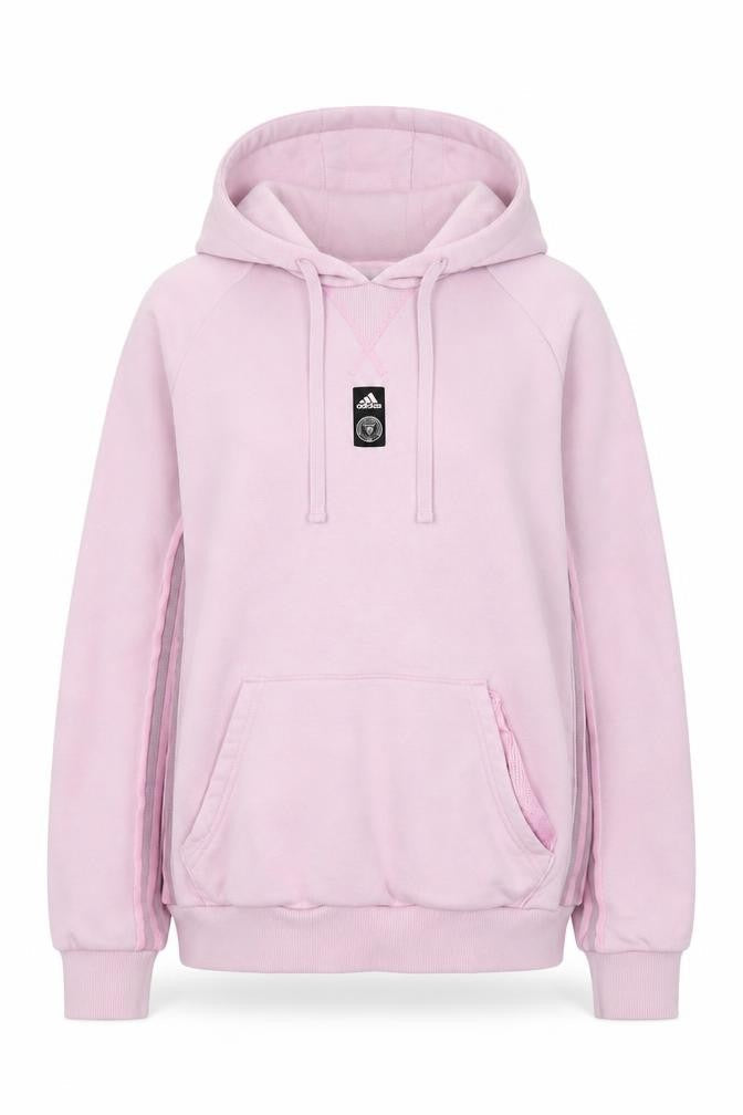 Womens UK Size M adidas Pink Pullover Hoodie
