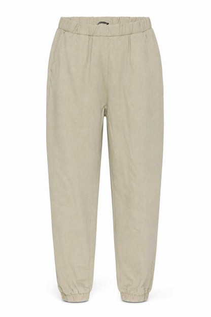 ZARA Women's Beige Cotton Jogger Trousers Size S