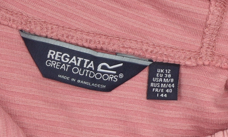Womens UK Size 12 Regatta Pink Pullover Hoodie