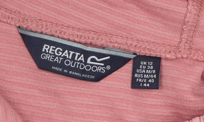 Womens UK Size 12 Regatta Pink Pullover Hoodie