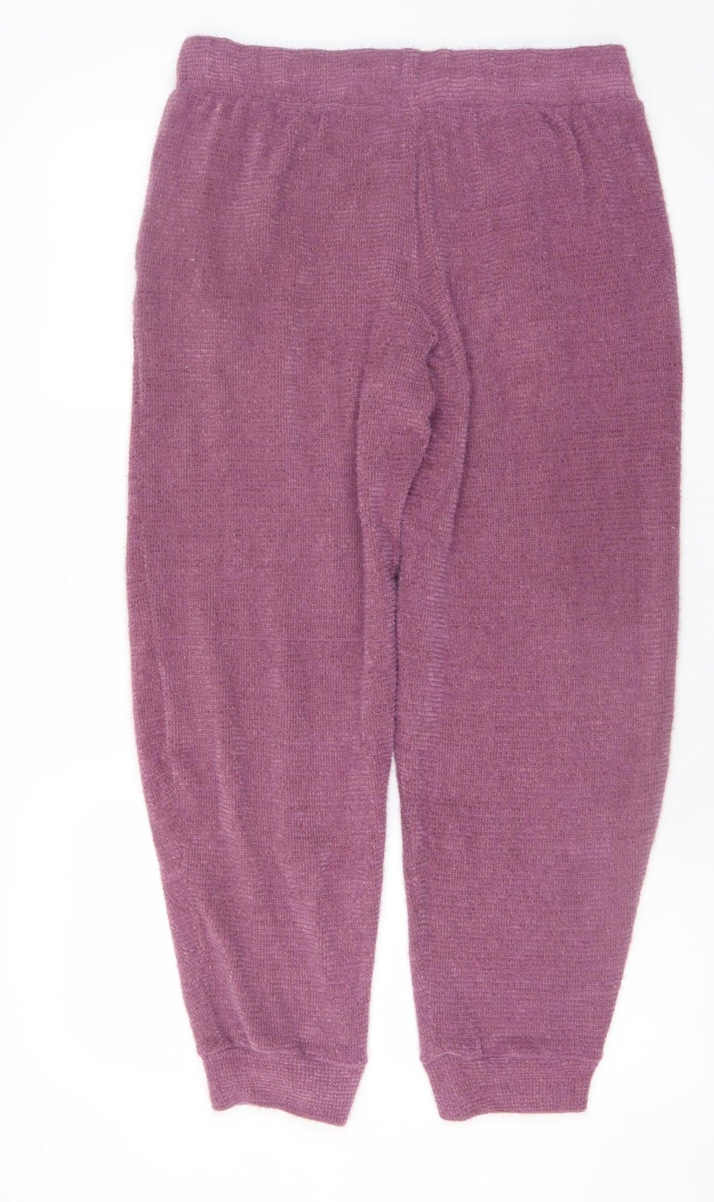 Womens UK Size M Marks and Spencer Regular Fit Jogger Purple Trousers