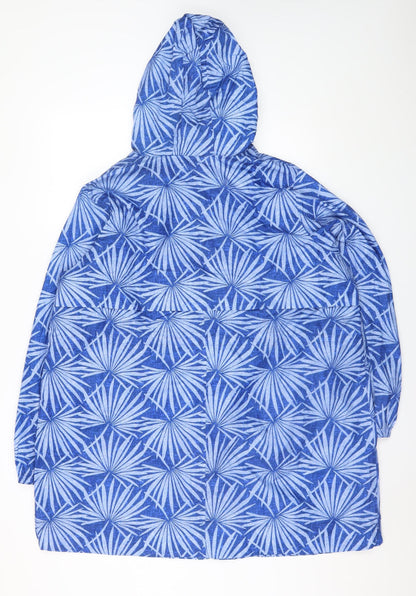 Womens UK Size XL Marks and Spencer Blue Rain Coat