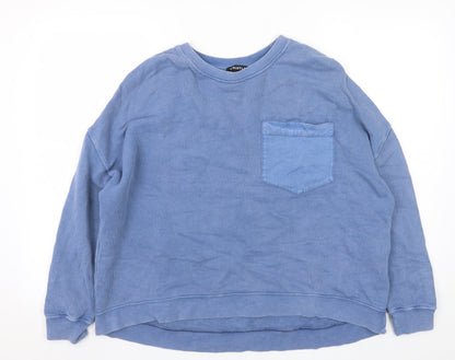 Mens UK Size S Whistles Blue Pullover Sweatshirt