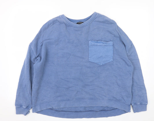 Mens UK Size S Whistles Blue Pullover Sweatshirt