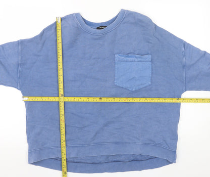 Mens UK Size S Whistles Blue Pullover Sweatshirt