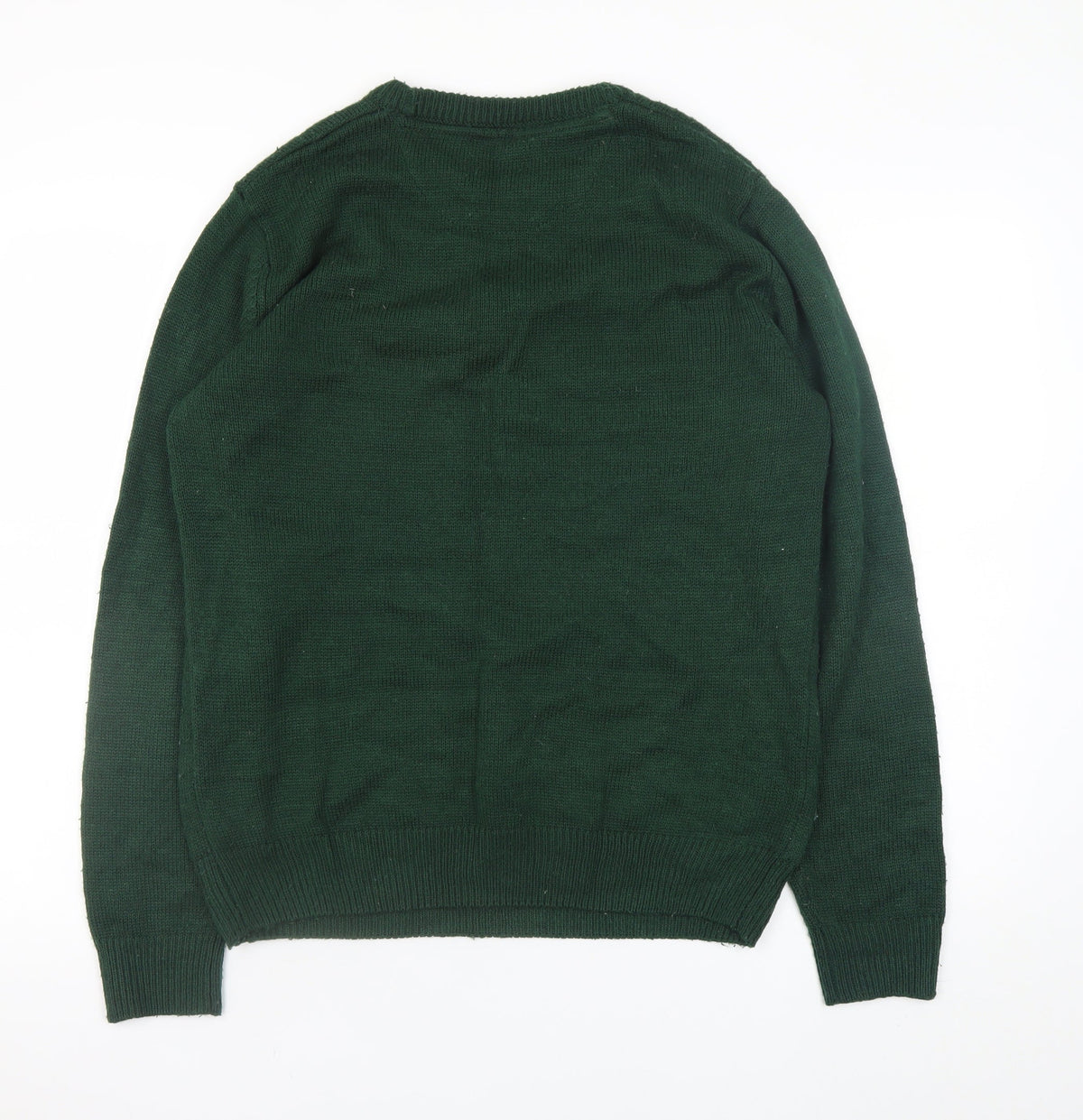 Mens UK Size M Atlantic Bay Green Pullover Jumper