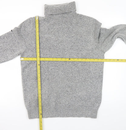 Womens UK Size L Superdry Grey Pullover Jumper