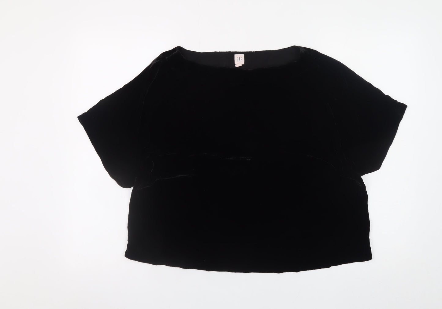Womens UK Size L Gap Black Basic Blouse