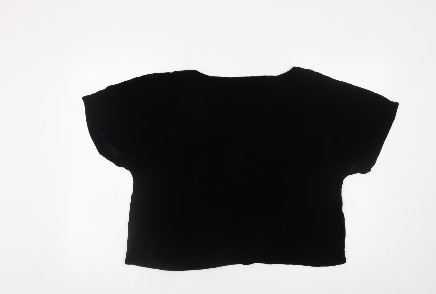 Womens UK Size L Gap Black Basic Blouse