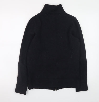 Mens UK Size S Marks and Spencer Black Full Zip Jumper