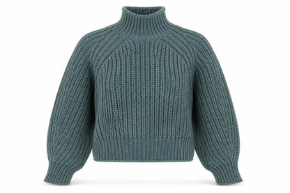 Womens UK Size 12 H&M Green Pullover Jumper