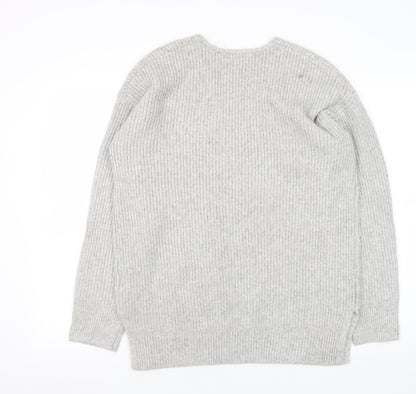 Womens UK Size M Marks and Spencer Grey Pullover Jumper