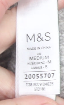 Womens UK Size M Marks and Spencer Grey Pullover Jumper