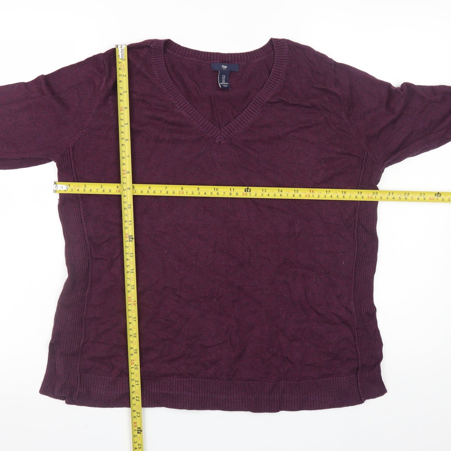 Mens UK Size L Gap Purple Pullover Jumper
