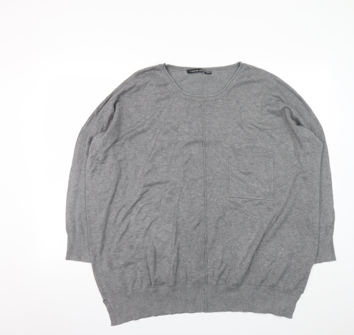 Womens UK Size 20/22 Capsule Grey Pullover Jumper