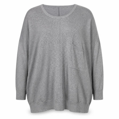 Womens UK Size 20/22 Capsule Grey Pullover Jumper