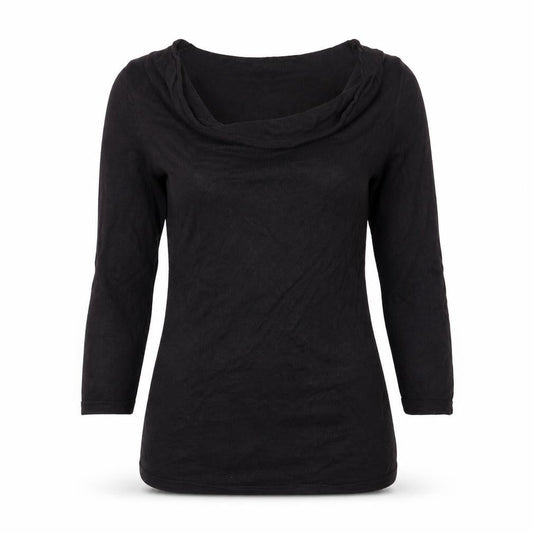 Womens UK Size 12 Minuet Petite Black Pullover Jumper