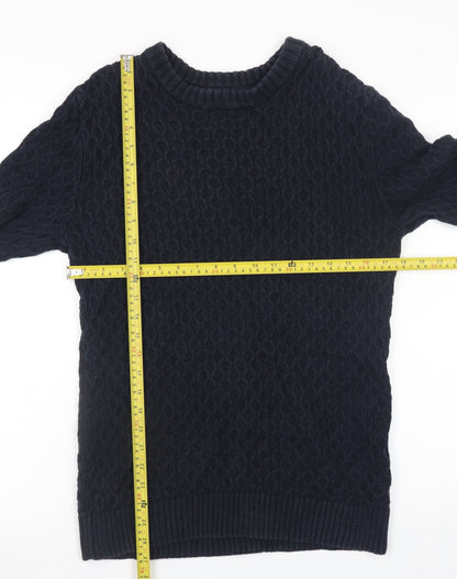 Womens UK Size 10 H&M Blue Pullover Jumper