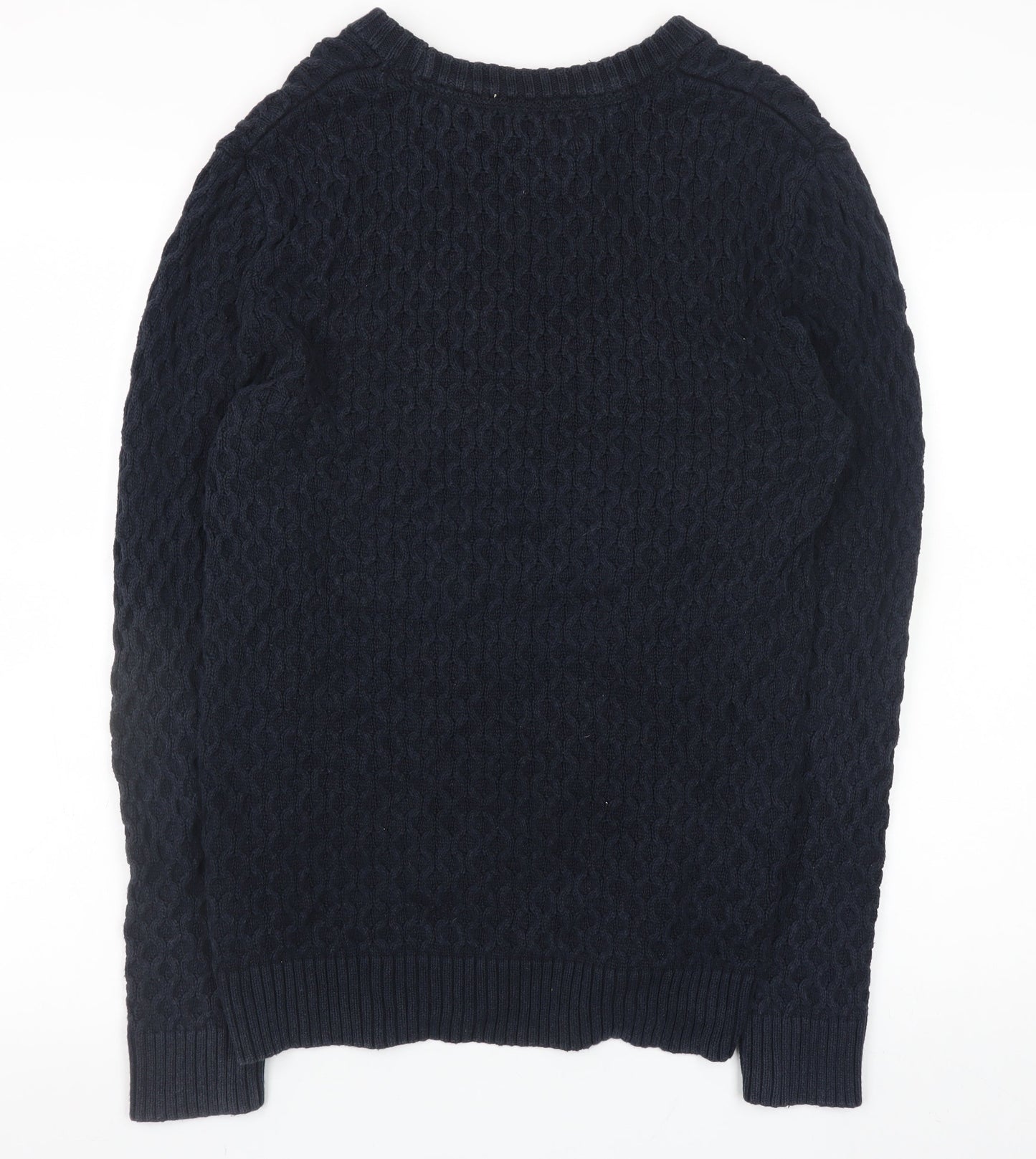 Womens UK Size 10 H&M Blue Pullover Jumper