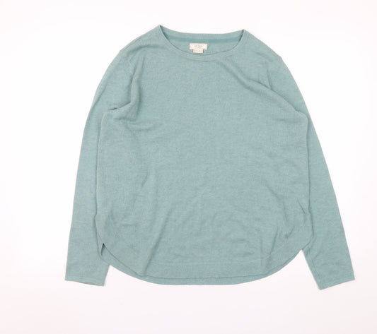 Womens UK Size 12 Fat Face Green Pullover Jumper