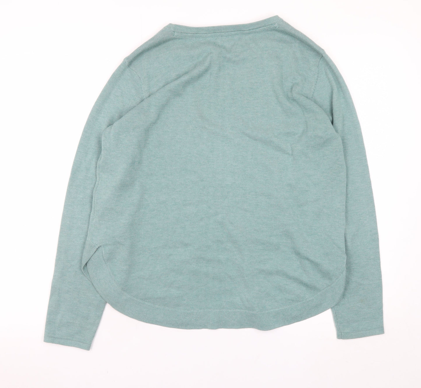 Womens UK Size 12 Fat Face Green Pullover Jumper