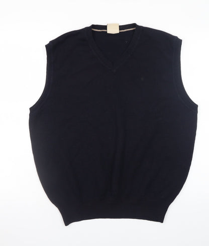 Mens UK Size XL Gabicci Collezione Black Vest Jumper