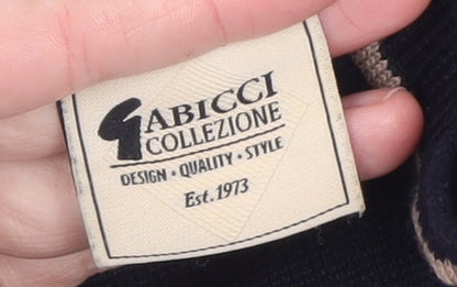 Mens UK Size XL Gabicci Collezione Black Vest Jumper
