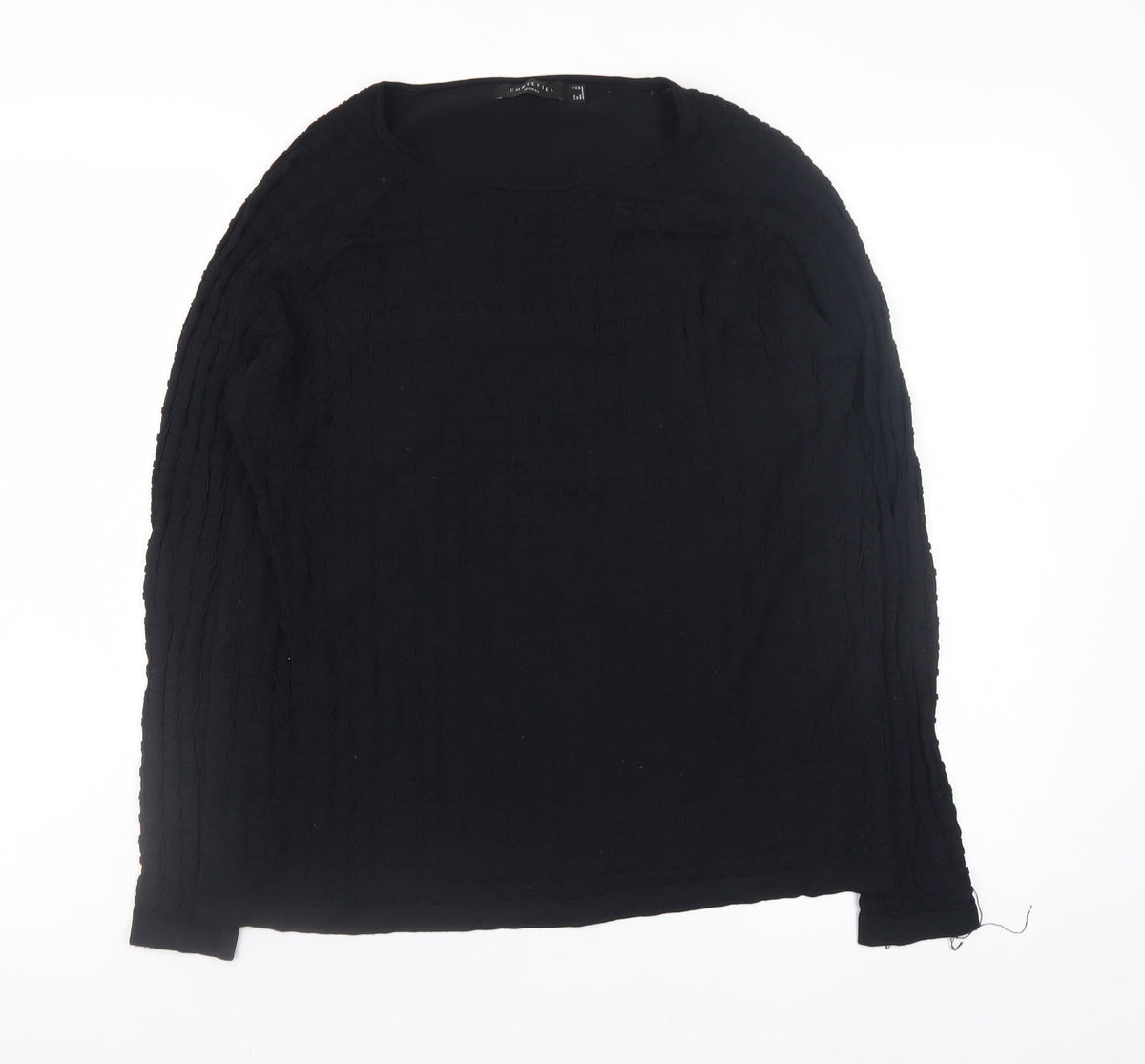 Womens UK Size 14 Cortefiel Black Pullover Jumper