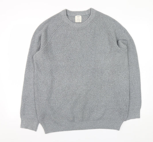 Mens UK Size XL Marks and Spencer Grey Pullover Jumper