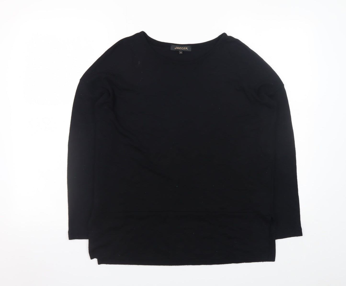 Womens UK Size XS Jaeger Black Basic Blouse