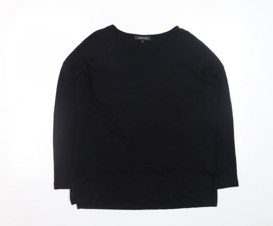 Womens UK Size XS Jaeger Black Basic Blouse