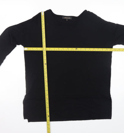 Womens UK Size XS Jaeger Black Basic Blouse