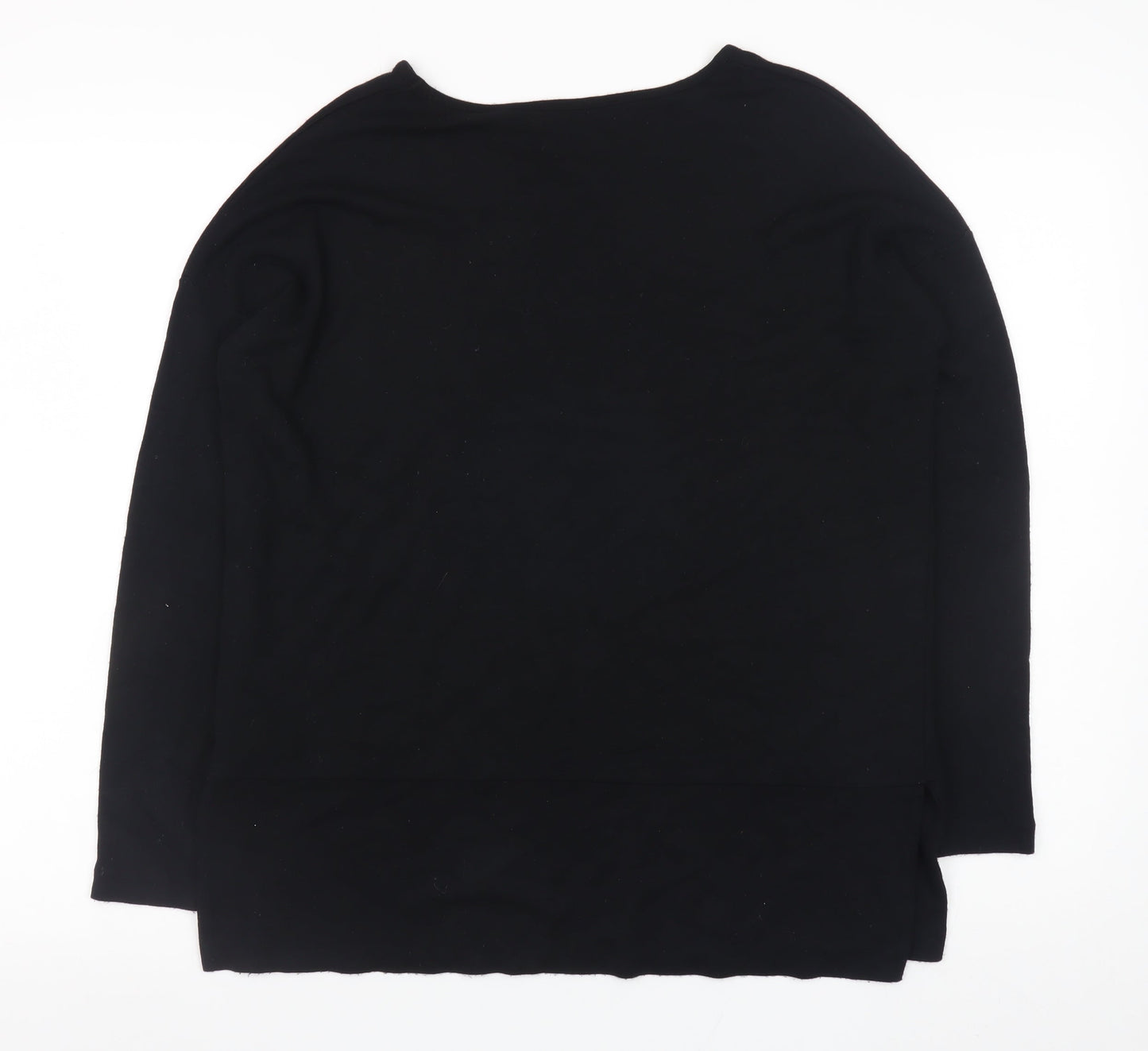 Womens UK Size XS Jaeger Black Basic Blouse