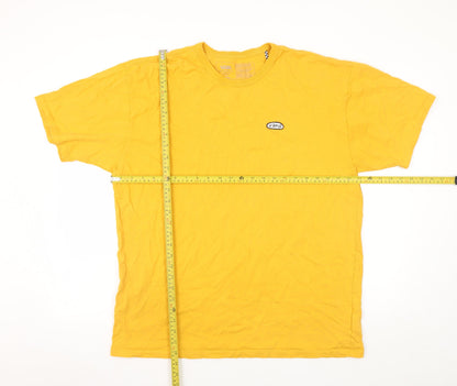 Mens UK Size XL VANS Yellow  T-Shirt
