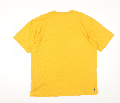 Mens UK Size XL VANS Yellow  T-Shirt