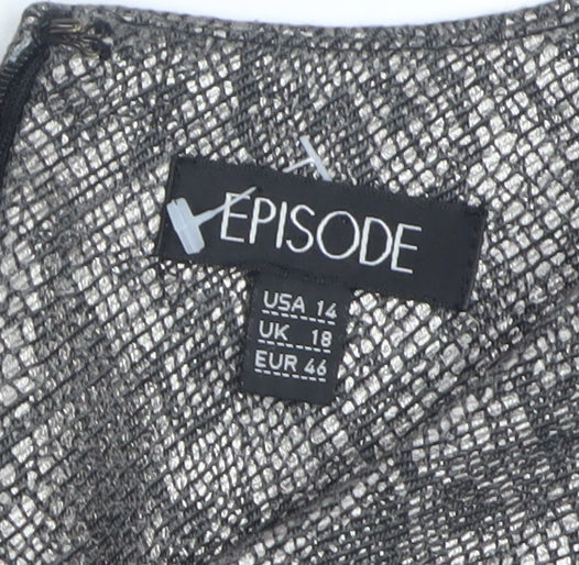 Womens UK Size 18 Episode Sheath Dress