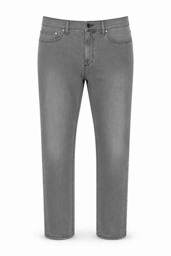Mens UK Size L Marks and Spencer Slim Fit Straight Grey Jeans