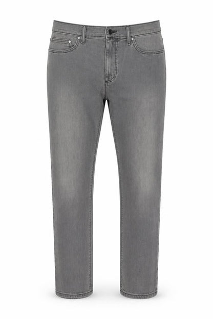 Mens UK Size L Marks and Spencer Slim Fit Straight Grey Jeans