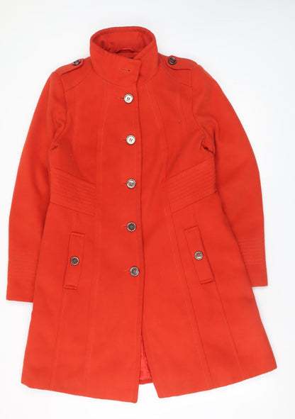 Womens UK Size 14 Wallis Red Military Jacket