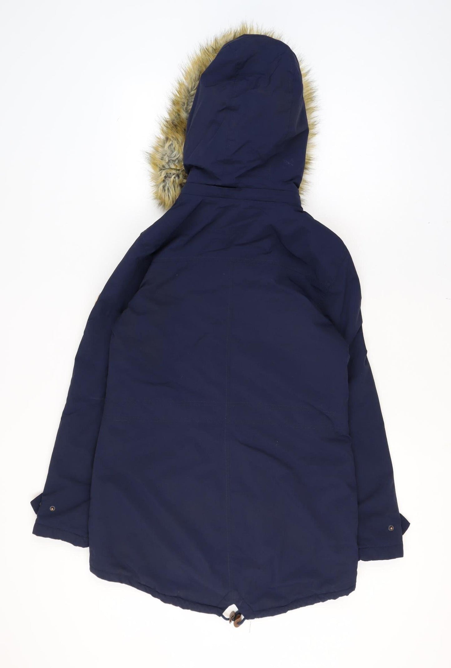 Womens UK Size 12 Puffa Blue Parka Coat
