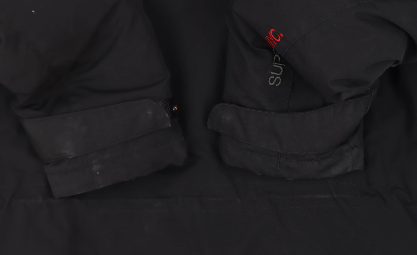 Mens UK Size S Superdry Black Parka Coat