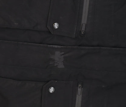 Mens UK Size S Superdry Black Parka Coat