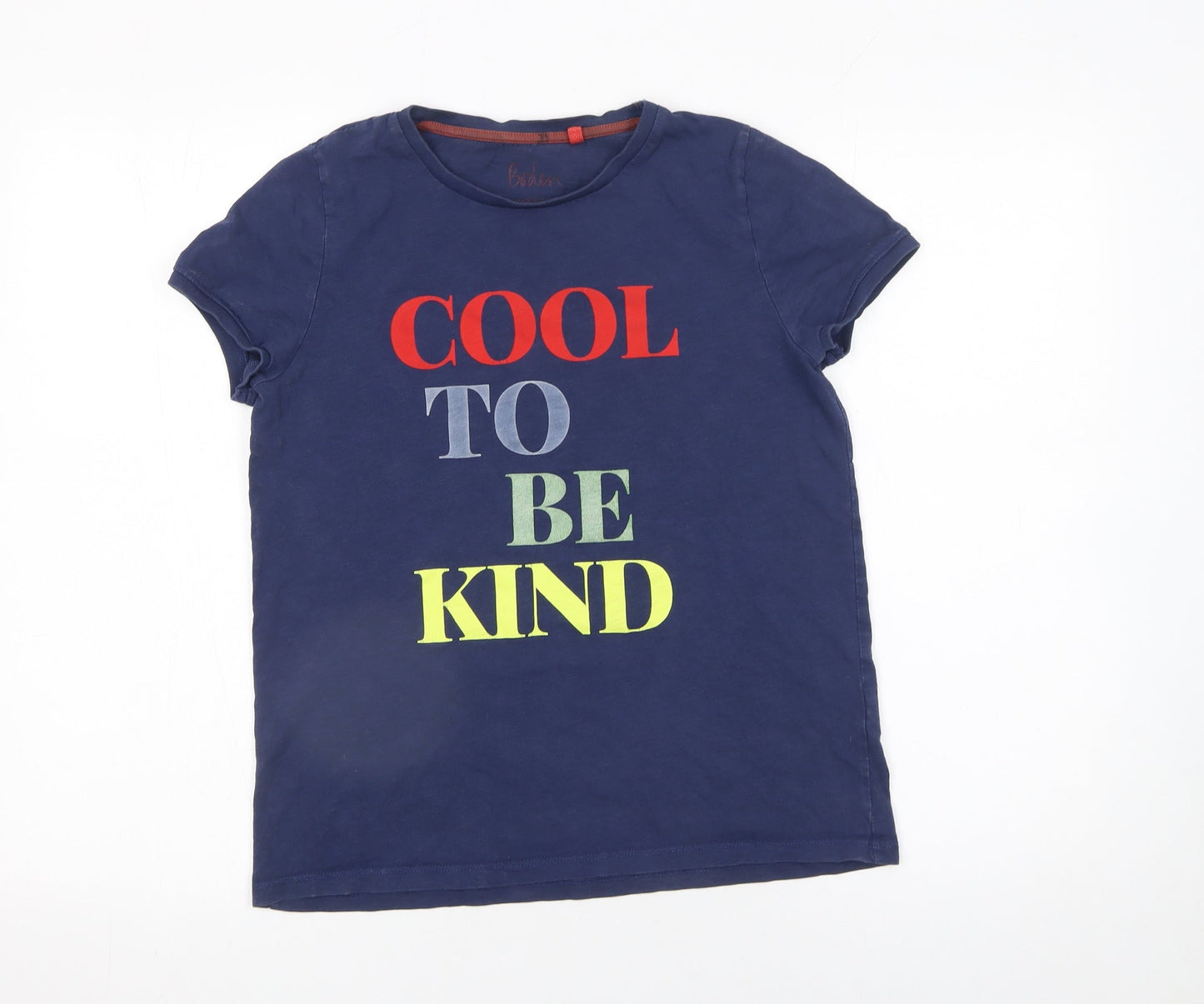 Boys UK Size 10-11 Years Boden Blue Basic T-Shirt