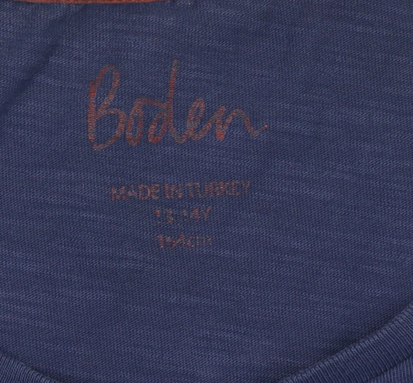 Boys UK Size 10-11 Years Boden Blue Basic T-Shirt
