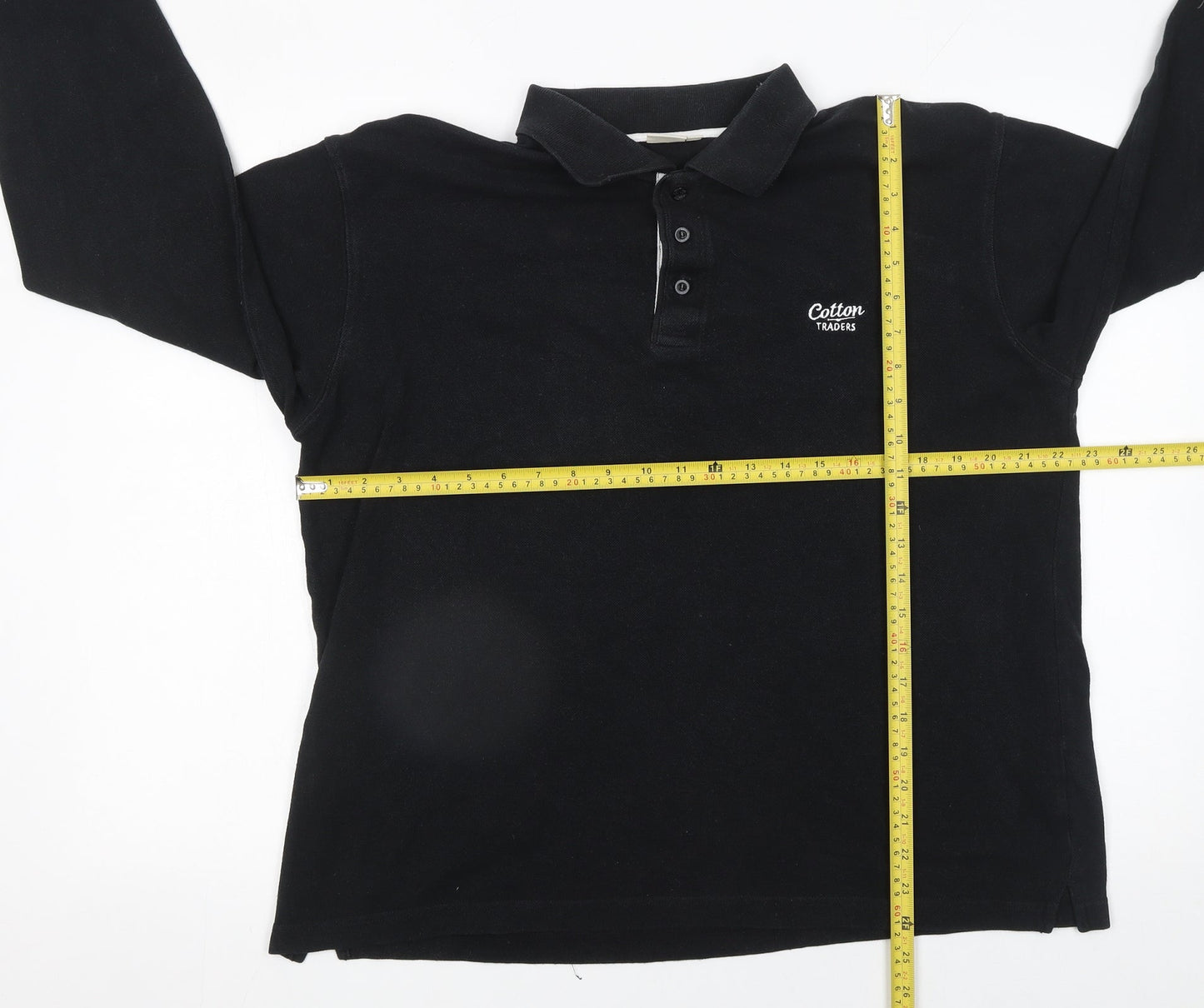 Mens UK Size M Cotton Traders 100% Cotton Polo Shirt
